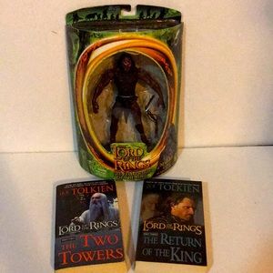 NIB The lord of the rings bundle lot toy plus book
